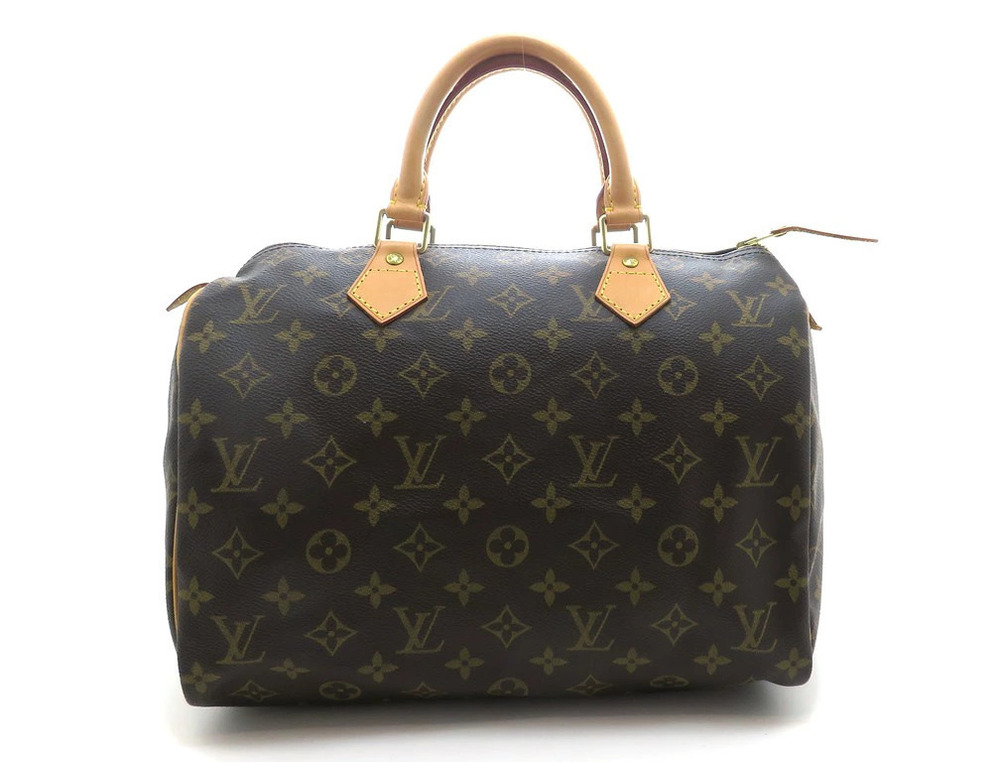 Louis Vuitton Speedy Monogram Leather Brown